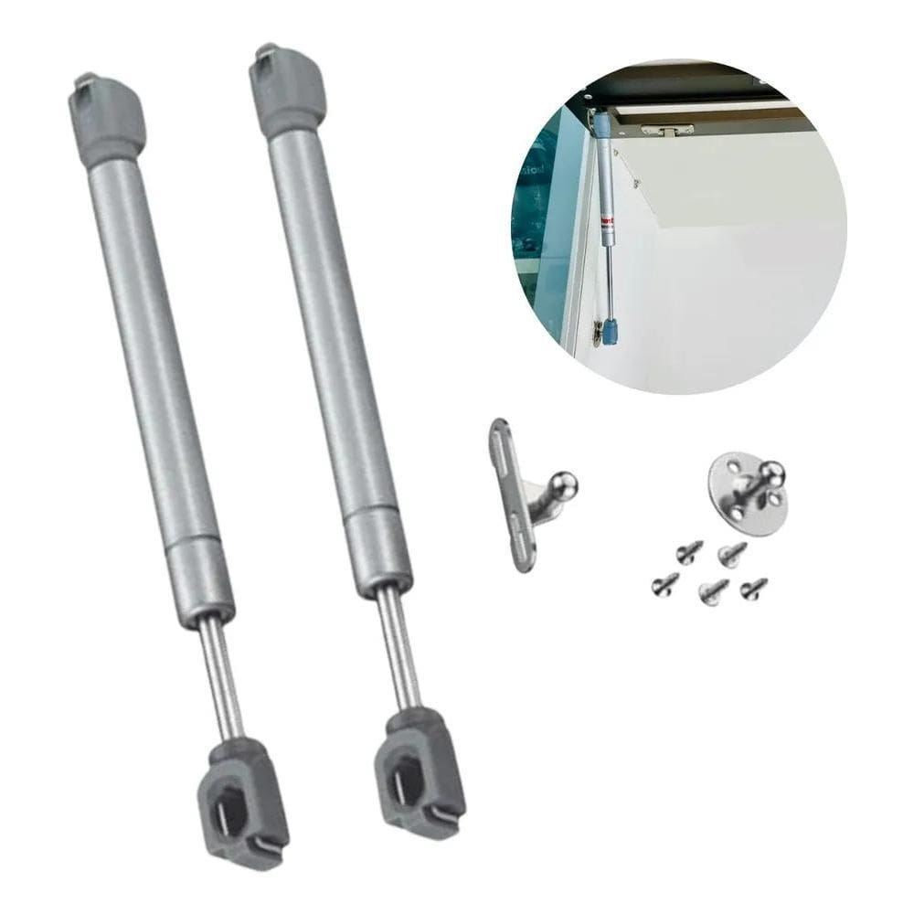 2X Kit 2 Pistão A Gas 120N Porta De Armário Abre Pra Cima Ha