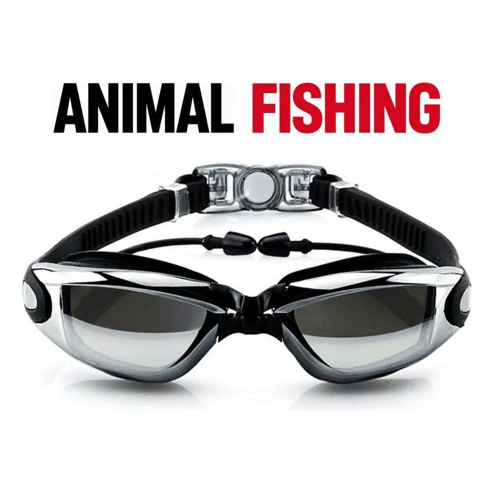 2X Óculos De Natação Animal Fishing Antiembaç