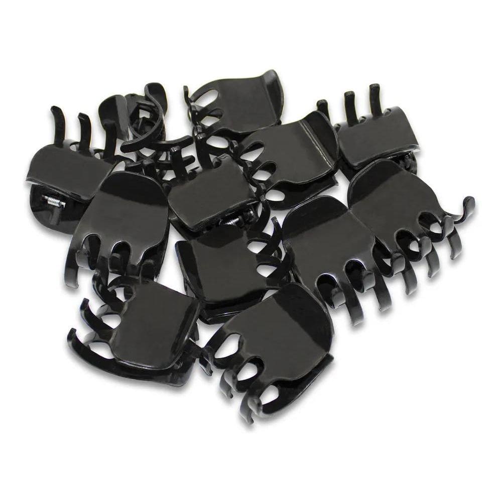 2X 36 Presilha Piranha De Prender Cabelo Tridente Pequena Pr