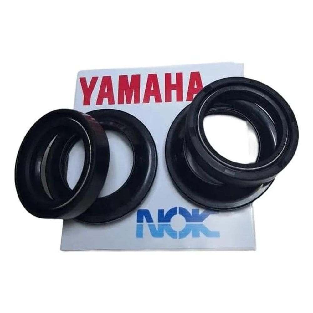 2X Kit Retentor Bengala + Guarda Pó Ybr125 Factor Fazer 125-