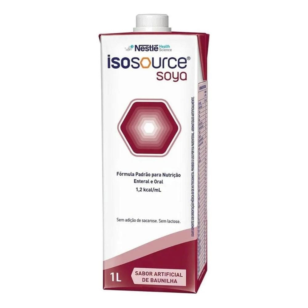 2X Isosource Soya 1000Ml - Nestlé - Sabor Baunilha