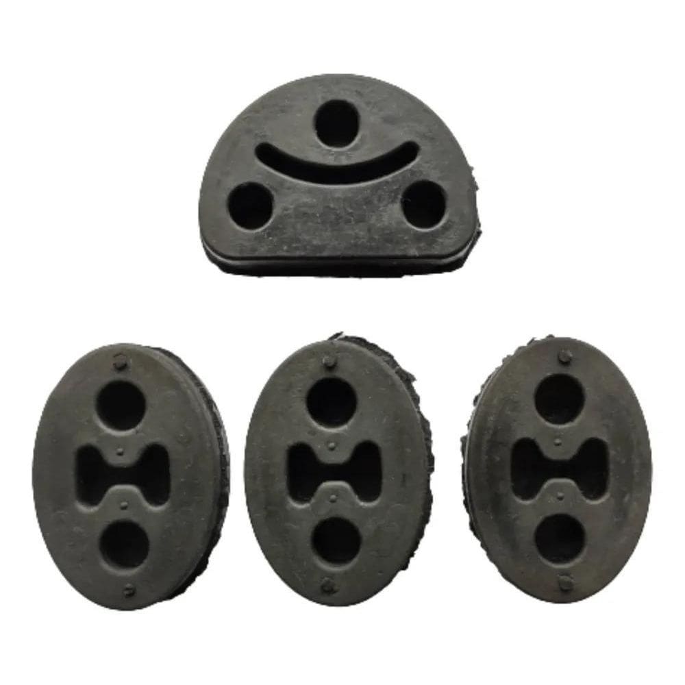 2X Borracha Coxim Escapamento Fiat Palio Kit 4 Unidades