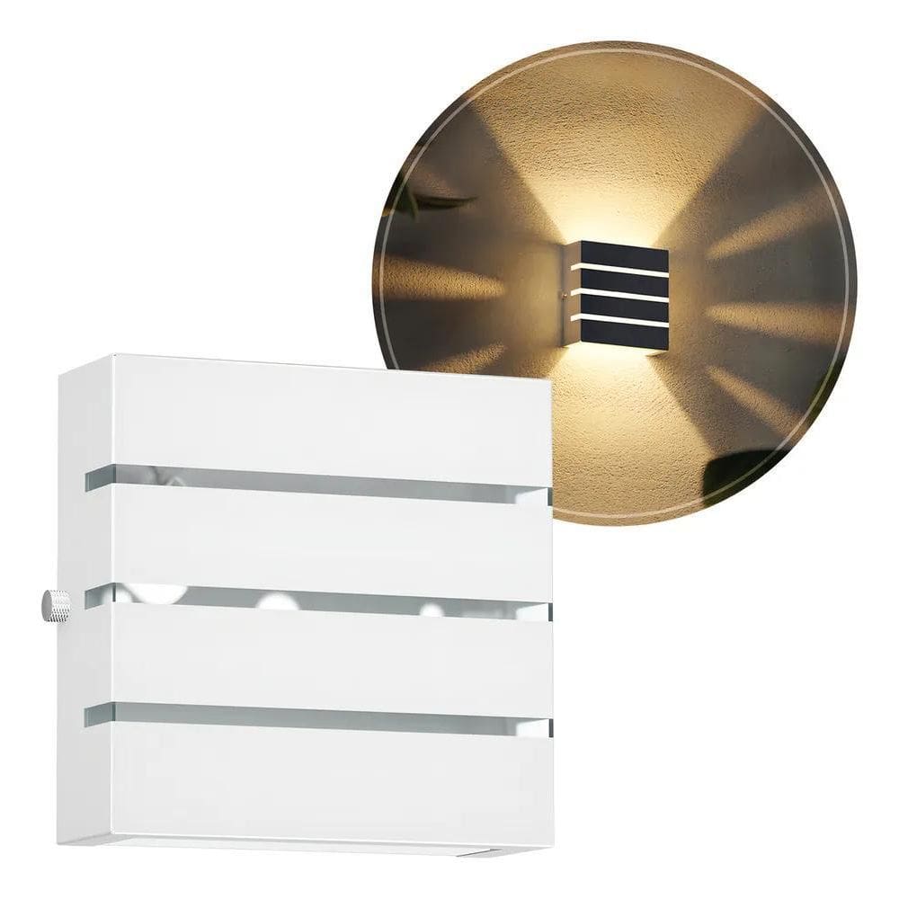 2X Arandela Parede Muro Externa Interna Slim Alumínio Mode