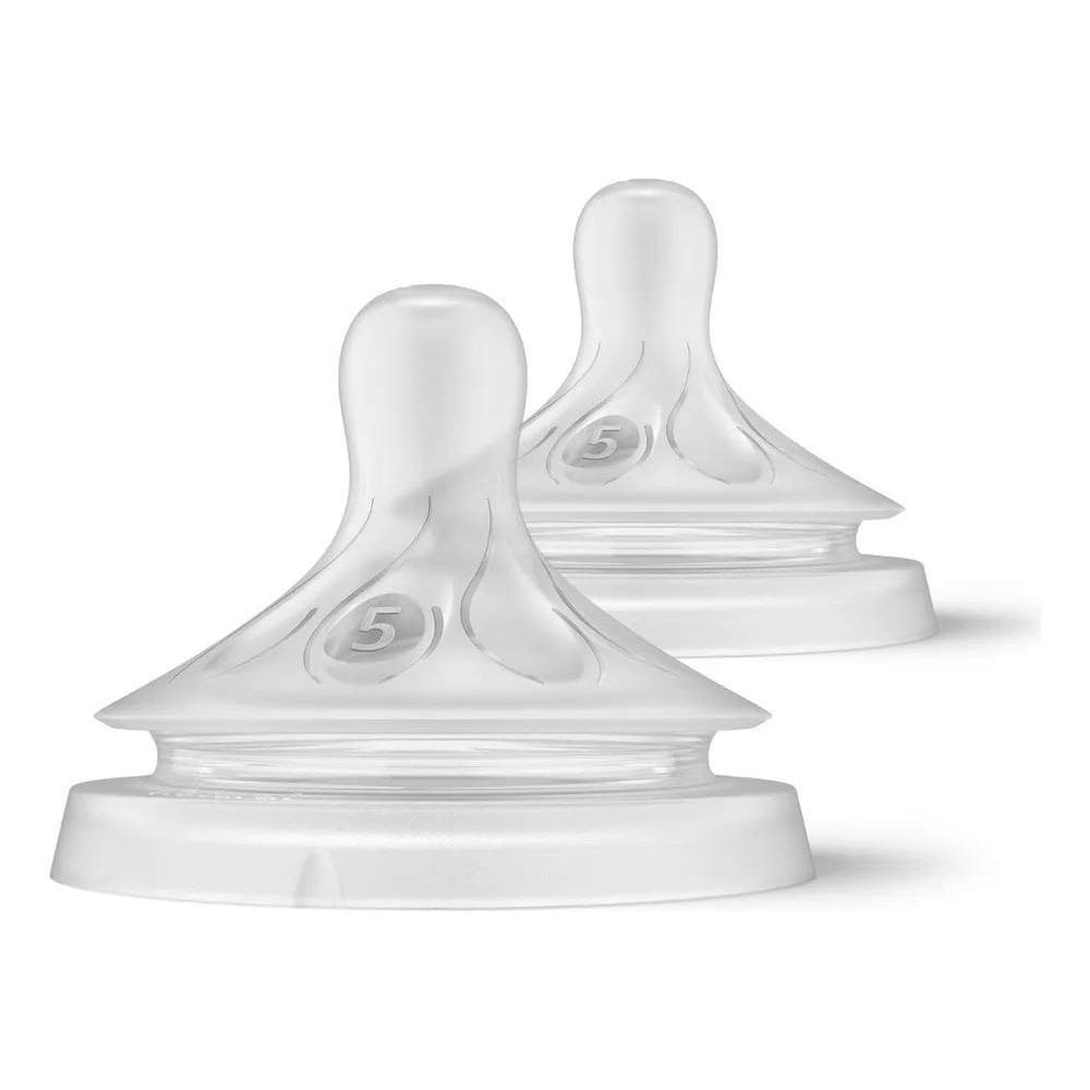 2X Kit 2 Unidades De Bico Pétala 3.0 T5 Para Bebês De 6 Mese