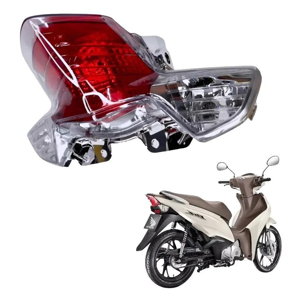 2X Lanterna Traseira Biz 125 110 2018 19 20 21 22 23 2024 20