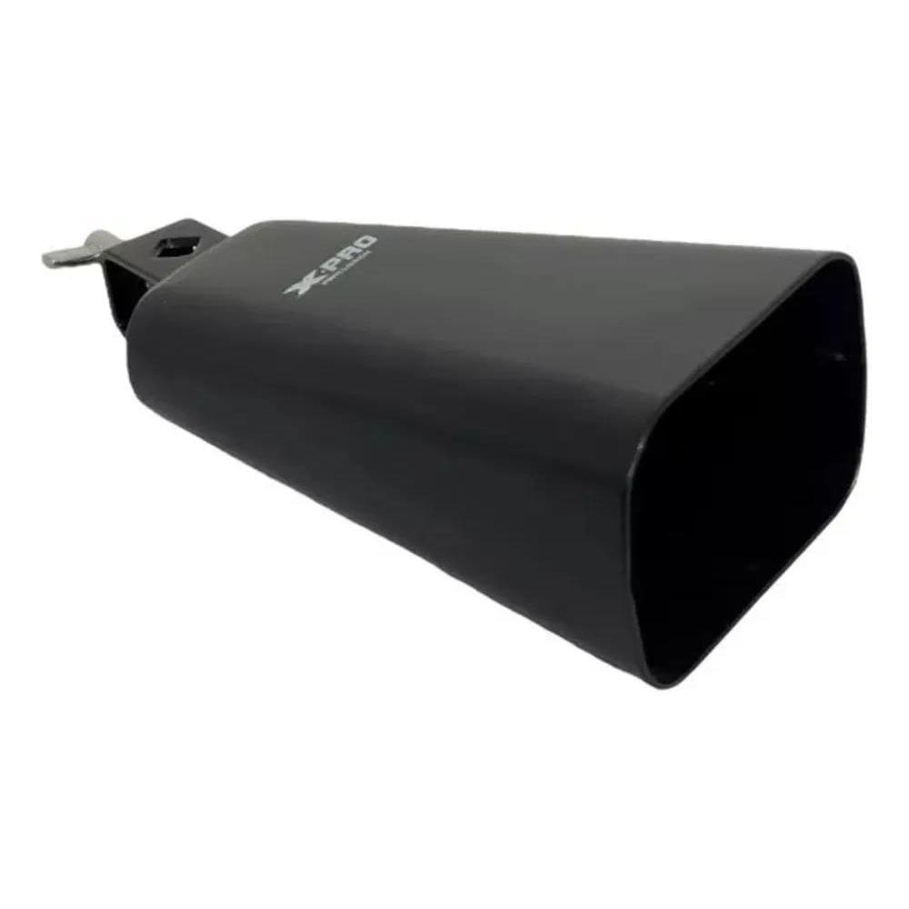 2X Cowbell Campana Cincerro Preto Percussão 7 Polegadas X-Pr