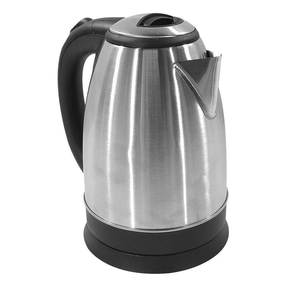 2X Chaleira Elétrica 1.8L 1500W Prateado