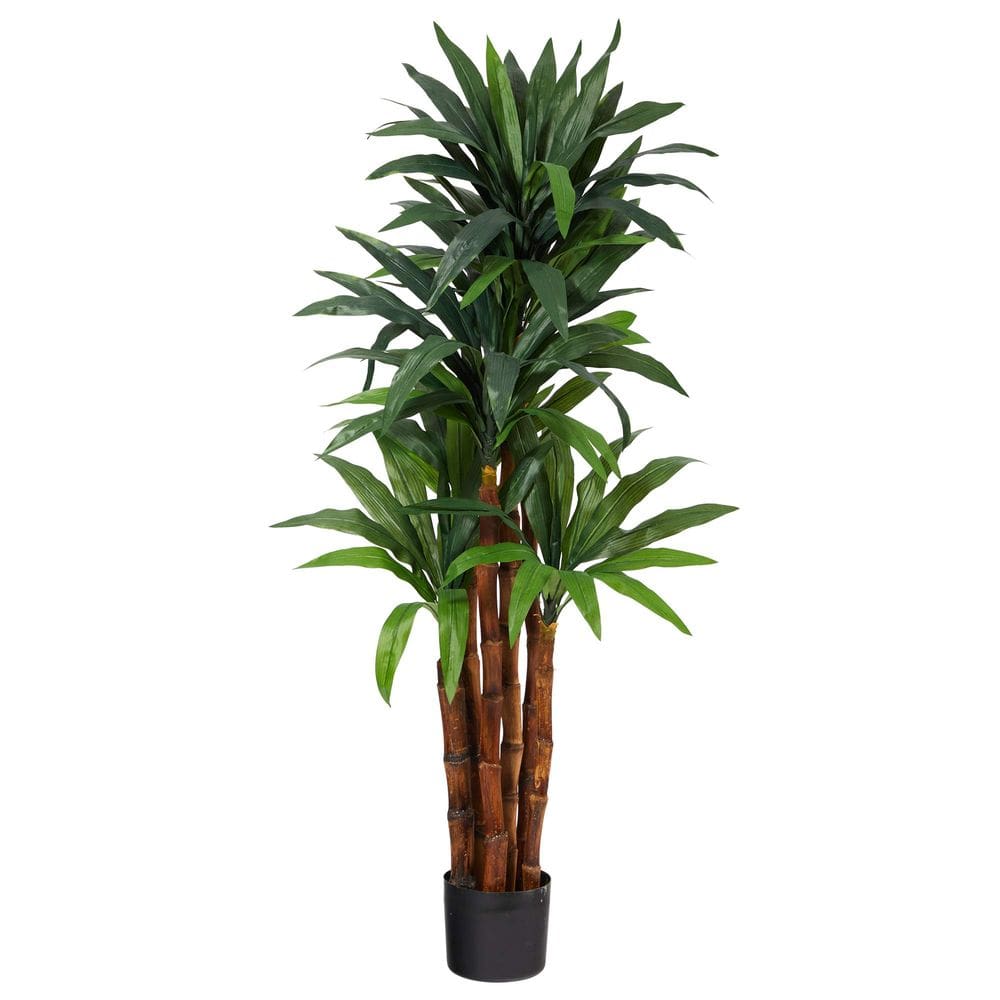 Árbol Artificial Dracaena Casi Natural de 1.4m con Tronco Natural