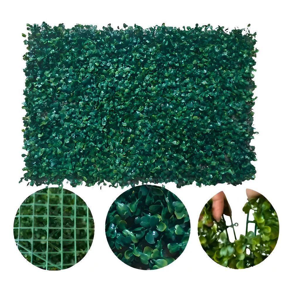 2X Placa Buchinho Artificial Jardim Vertical Grama 60X40Cm