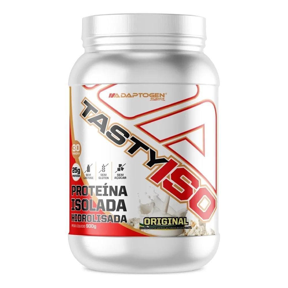 2X Tasty Iso 900G Whey 100% Hidrolisado E Isolado - Adaptoge