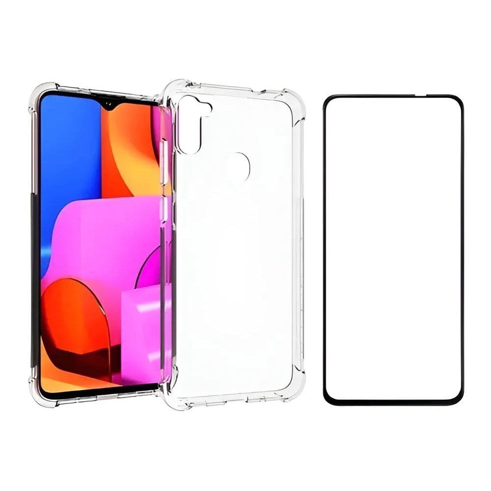 2X Capinha Capa Anti Impacto Para Galaxy A11 + Pelicula Co