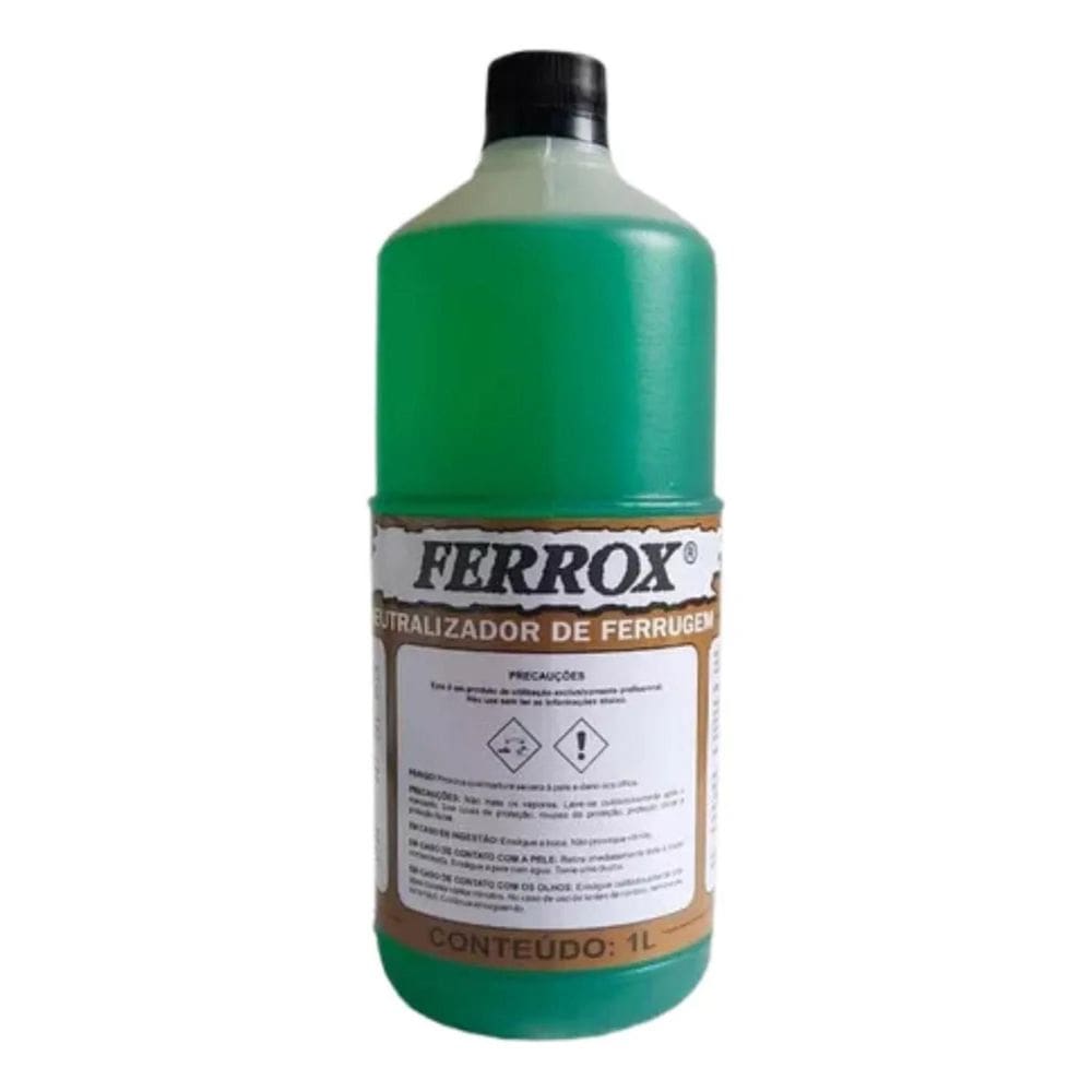 2X Ferrox Removedor Neutraliz. De Ferrugem 1 Litro