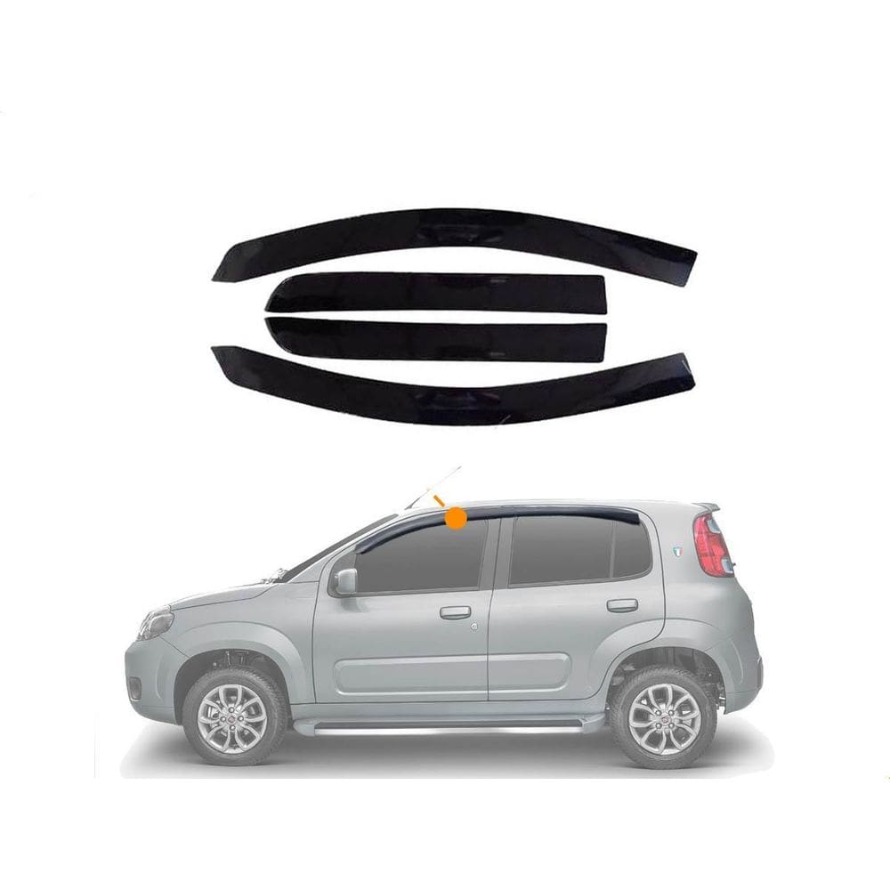 Super Calha De Chuva Ecoflex Novo Uno 2011 A 2021 4 Portas