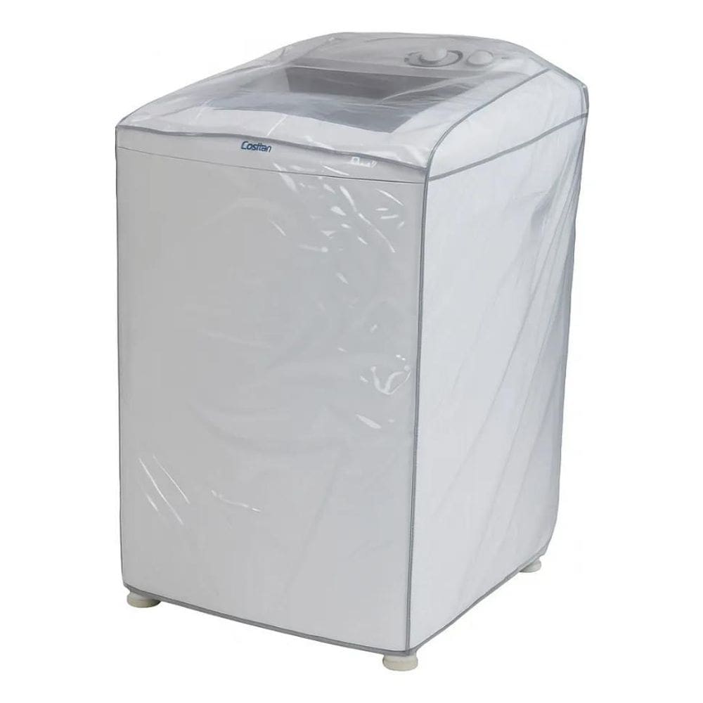 2X Capa Máquina De Lavar Roupas Pvc Transparente M 10Kg À 14
