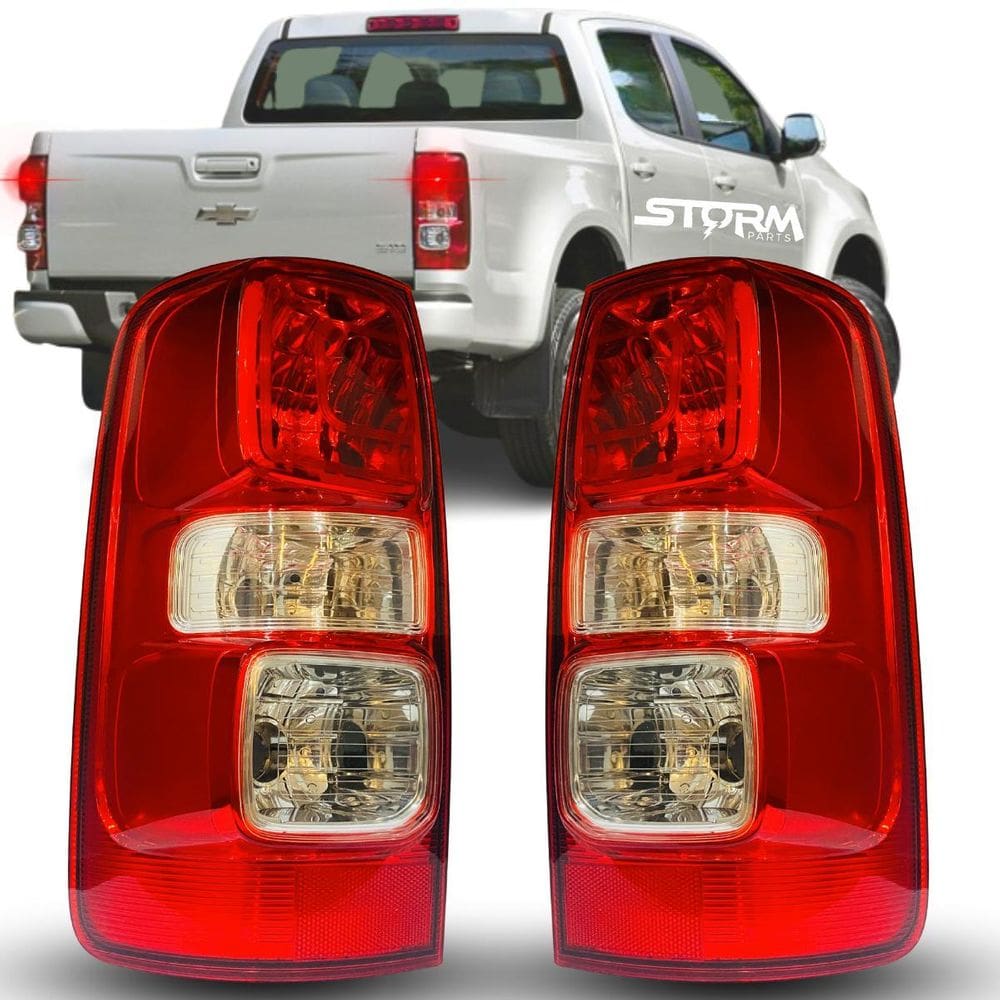 Par Lanterna Farol De Freio Chevrolet S10 Lt Ano 2012 A 2017