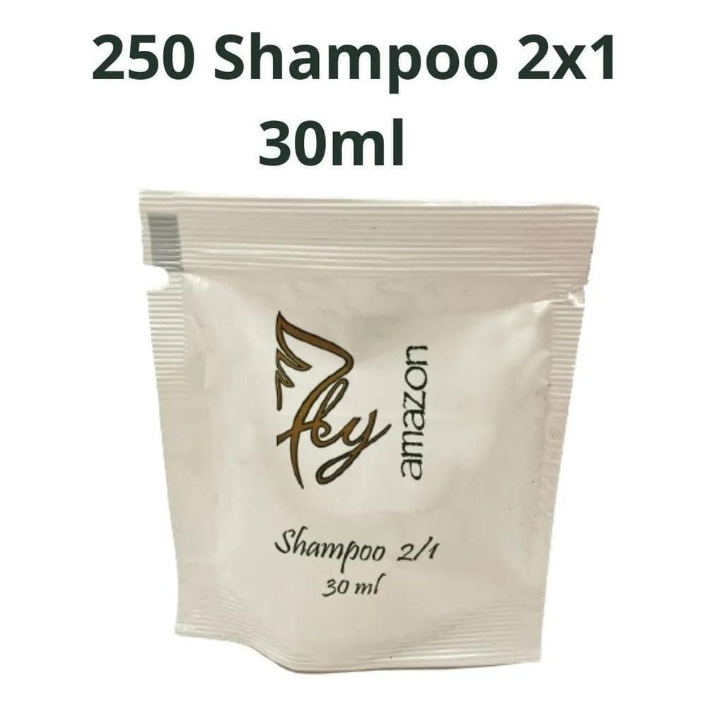 2X Kit 250 Shampoo 2X1 Pousada Hotel Hospital Motel Airbnb S