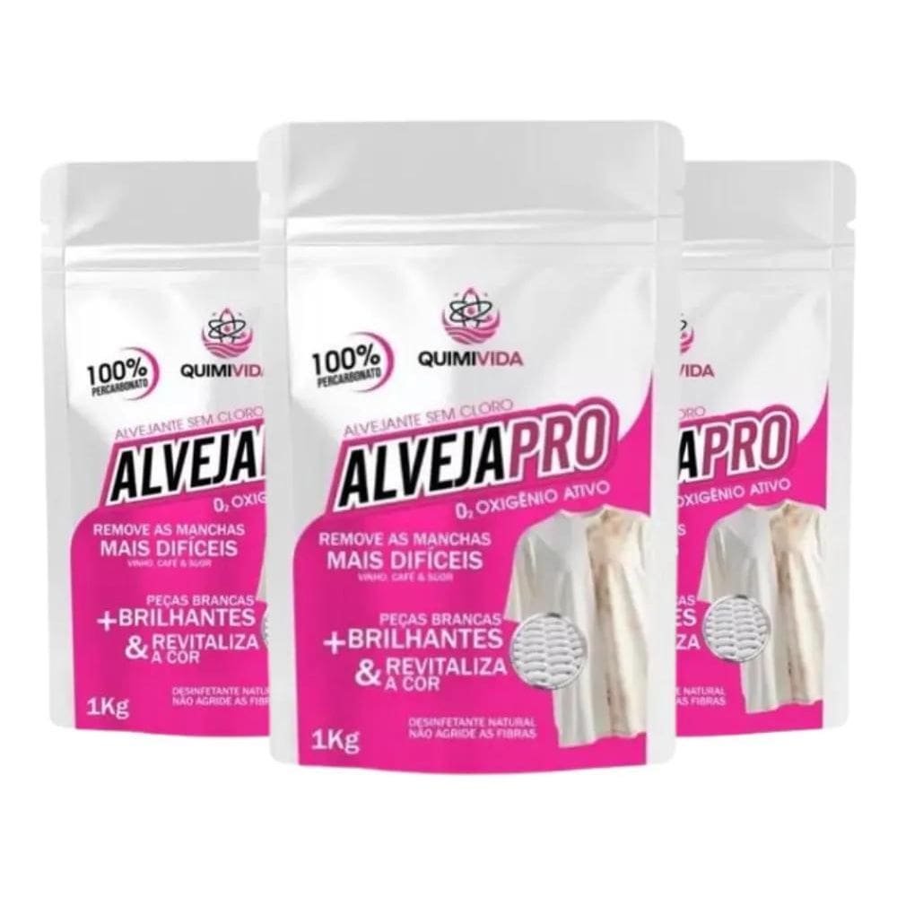 2X Percarbonato De Sódio Alvejante Tira Mancha Limpa Louça 3