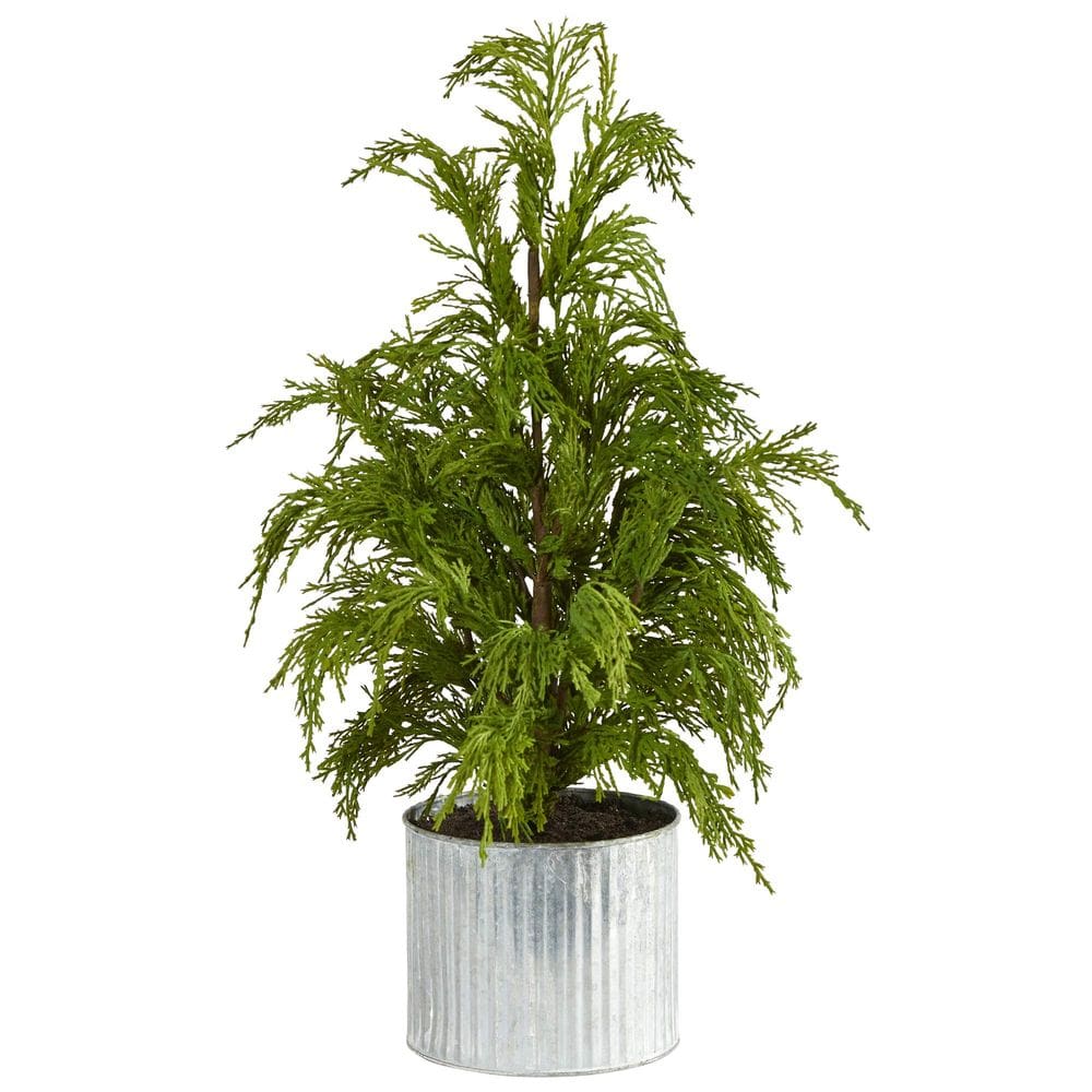 Árbol Artificial Cedro Pino Casi Natural 50 cm con Maceta