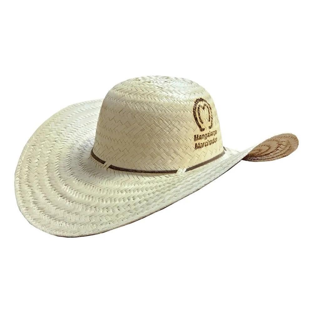 2X Chapéu Pantaneiro De Palha Caipira Roça Estilo Praia Moda