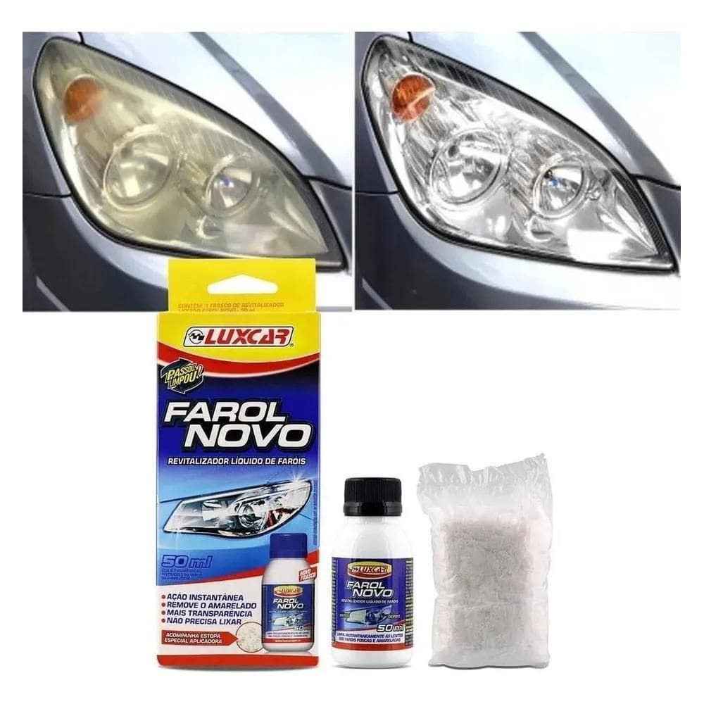 Revitalizador Líquido De Farol - Luxcar Produto Cor Cinza