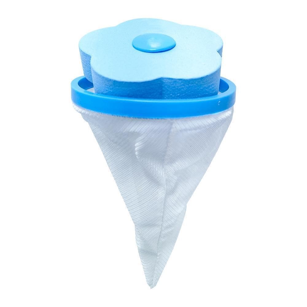 2 Coletores Azuis Tira Pelos Flutuante Máquinas Lava Roupa