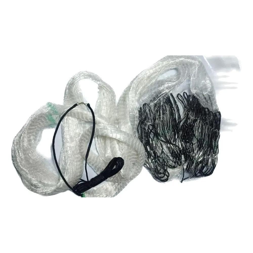 2X Tarrafa Pra Lambari Peixe Pequeno 6 Mts De Roda Alt 1,40