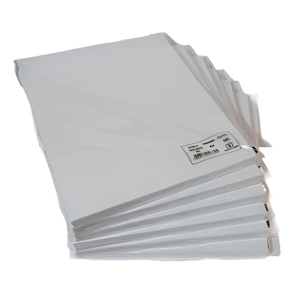 2X Papel Fotográfico Matte 100 Folhas A4 90G Cor Branco