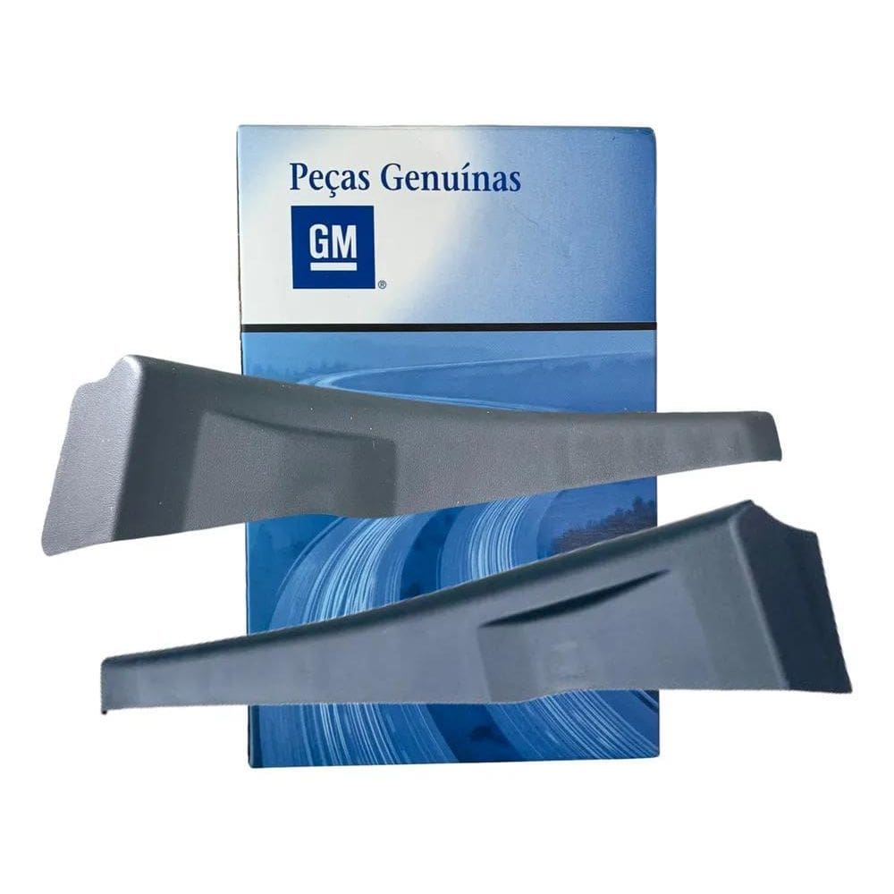 2X Moldura Lateral Do Para Brisa Ônix, Prisma - Kit Com 2 Pe