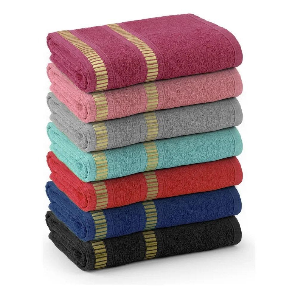 2X Kit 10 Toalha De Rosto Luxo Casa Laura Enxovais 40X70 Gro