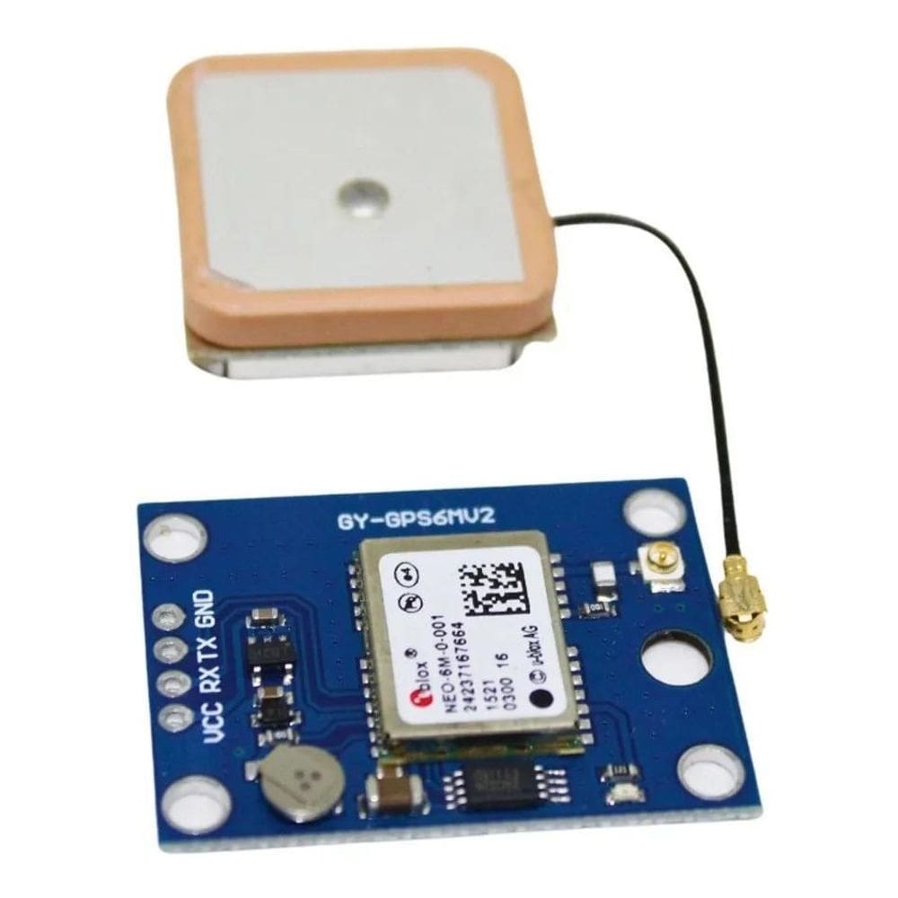 2X Módulo Gps Neo-6M V2 Com Antena Para Arduino / Drone