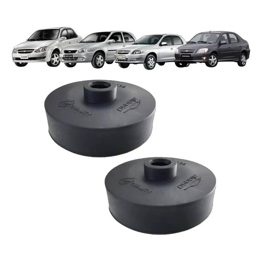 2X Kit Par Calço Mola Traseira Prisma Celta Classic Corsa 30