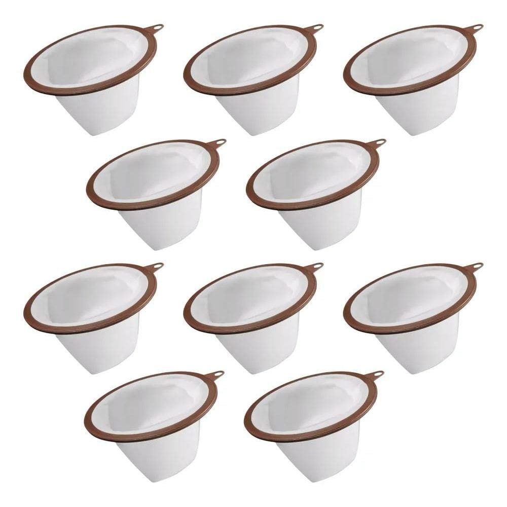 2X Kit 10 Filtro Permanente Coador Café 103 Tnt Reutilizável