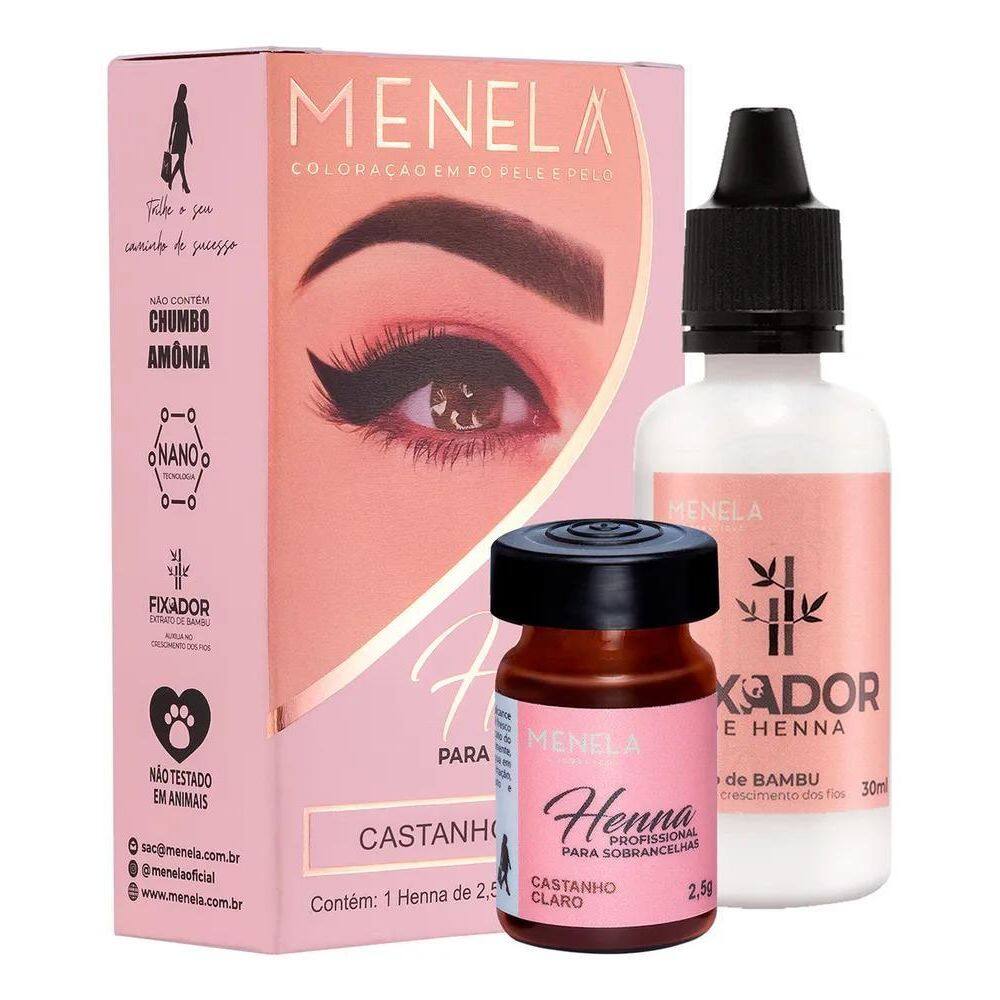 2X Henna Menela Para Designer De Sobrancelhas C