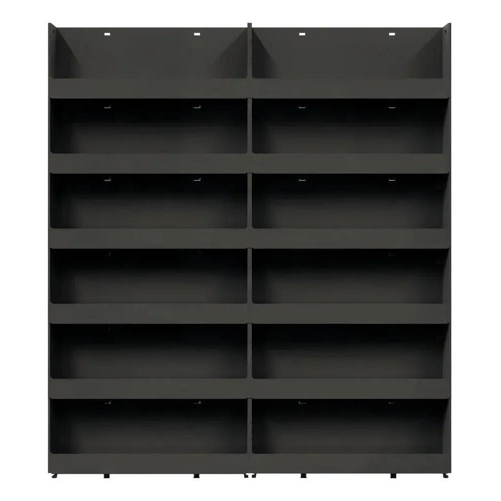 2X Organizador 96 Esmaltes Expositor Parede 12 Bandejas Pret