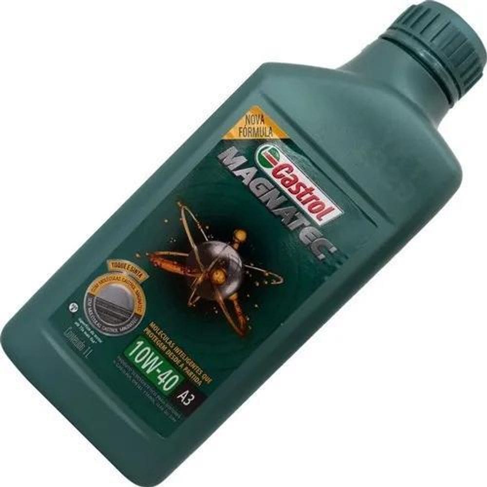 2X 1 Litro Óleo De Motor Semi-Sintético 10W40 Magnatec A3 B3