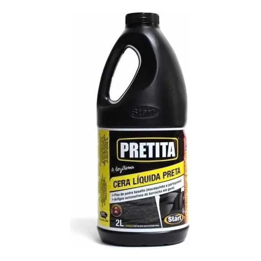 2X Pretinho Que Não Sai Na Chuva Pneu Para-Choque E Borracha