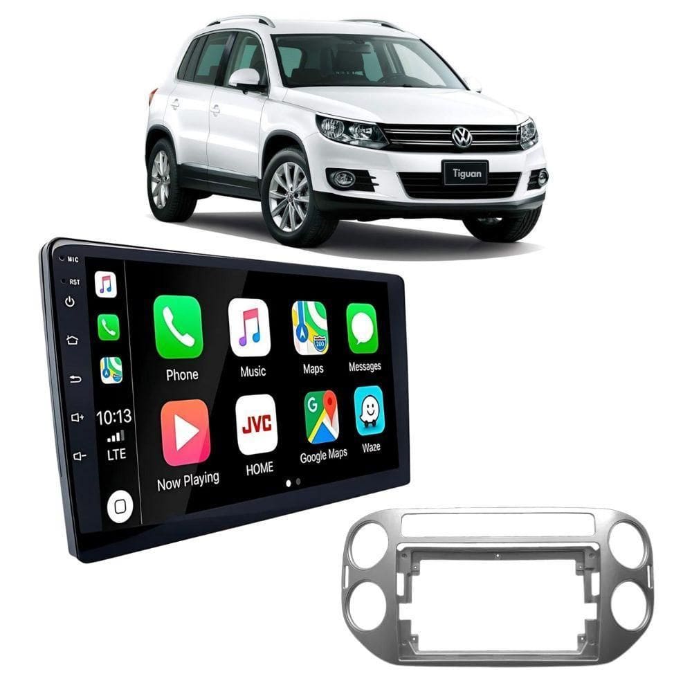 Kit Multimídia Tiguan 2009 A 2017 Com Carplay E Android Auto
