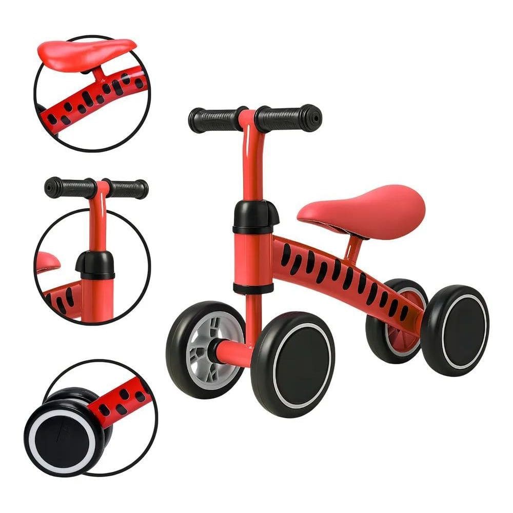 2X Andador Bicicleta De Equilibro Sem Pedal Infantil Bebê