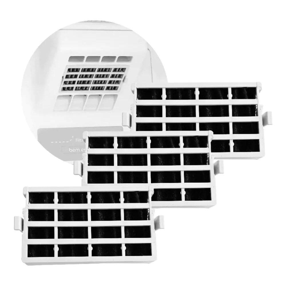 2X 3 Filtro Geladeira Antiodor Consul Bem Estar Crm45 Crm55