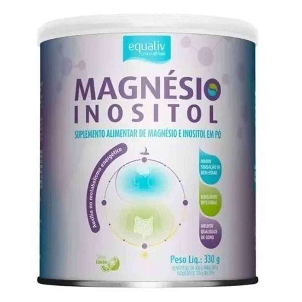 2X Equaliv Magnésio Inositol 60 Doses - Sono E Equilíbrio