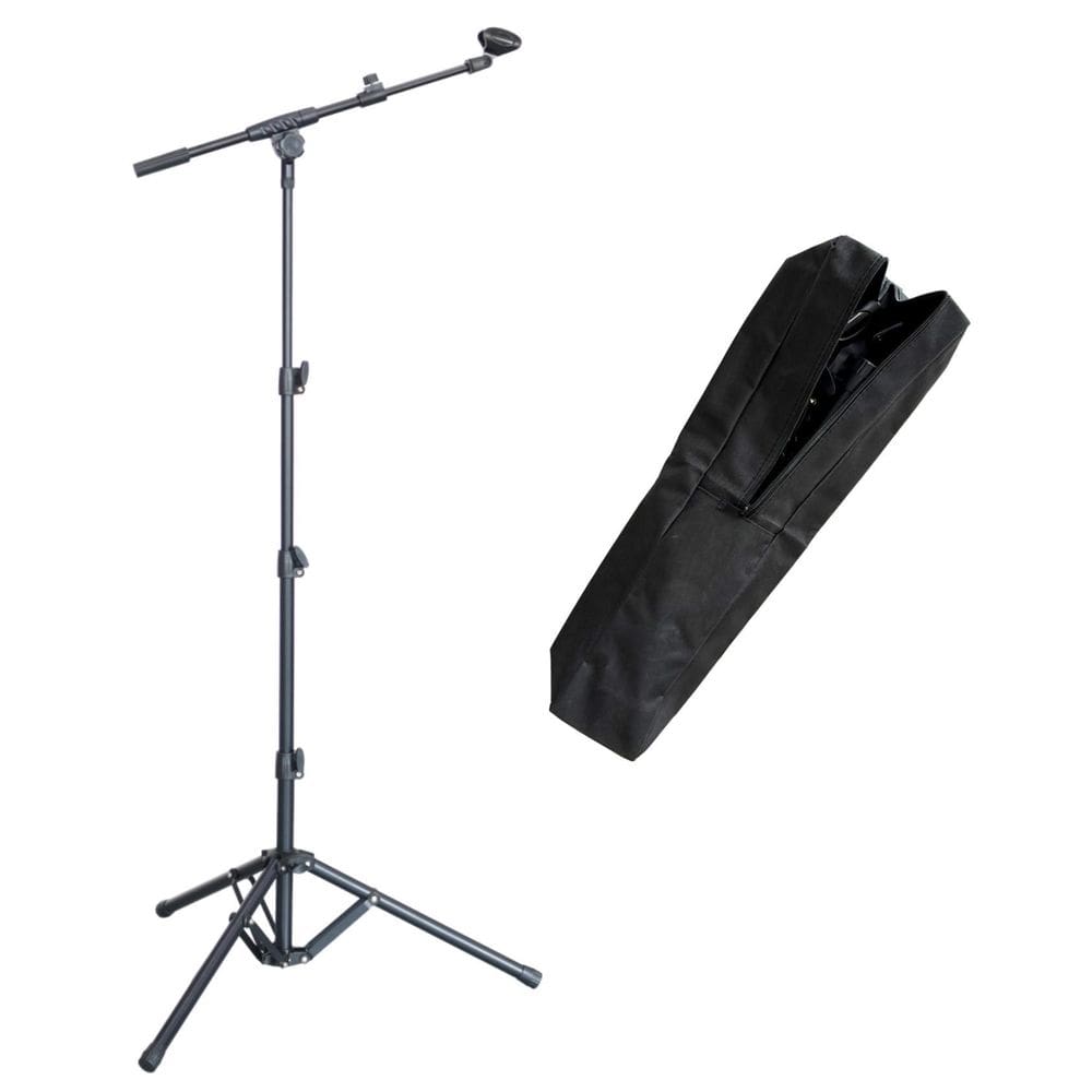 Pedestal Girafa Tripé Portátil Para Microfone Vocal Com Bag