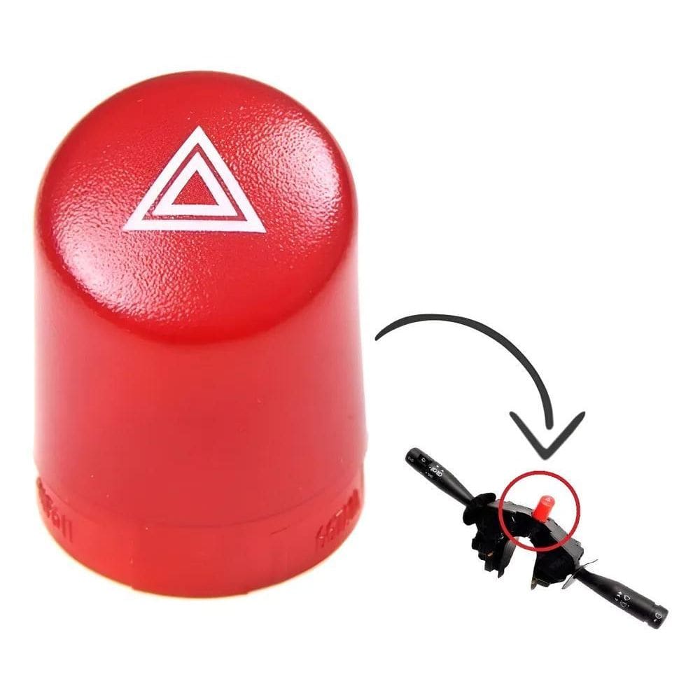 2X Botão Do Pisca Alerta Fiesta 2003 A 2014