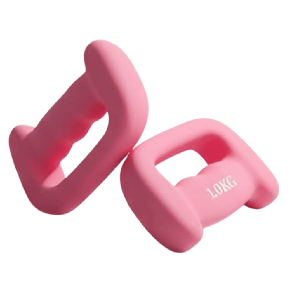 Pesos De Mao Halteres Boxing Dumbell 1kg Revestido Musculacao Treino Fitness Exercicio Fisico Academia Fisoterapia Fit