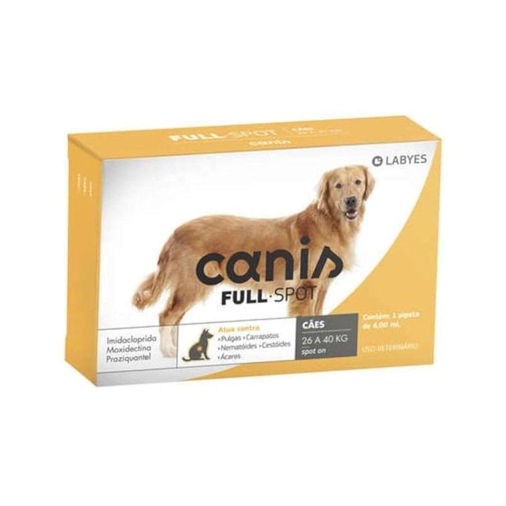 Antipulgas Canis Fullspot 26-40Kg Para Cães - Labyes