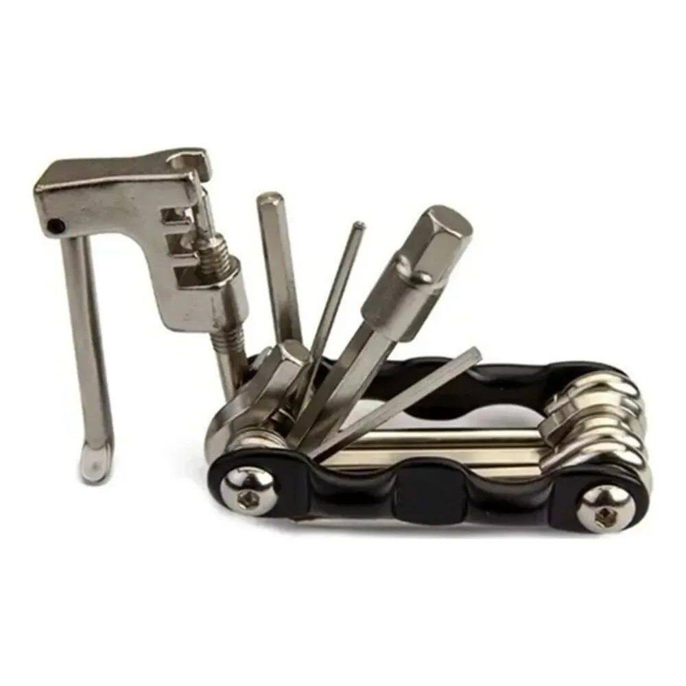 2X Kit Ferramentas Para Bicicleta Multitool 12 Funções Bike