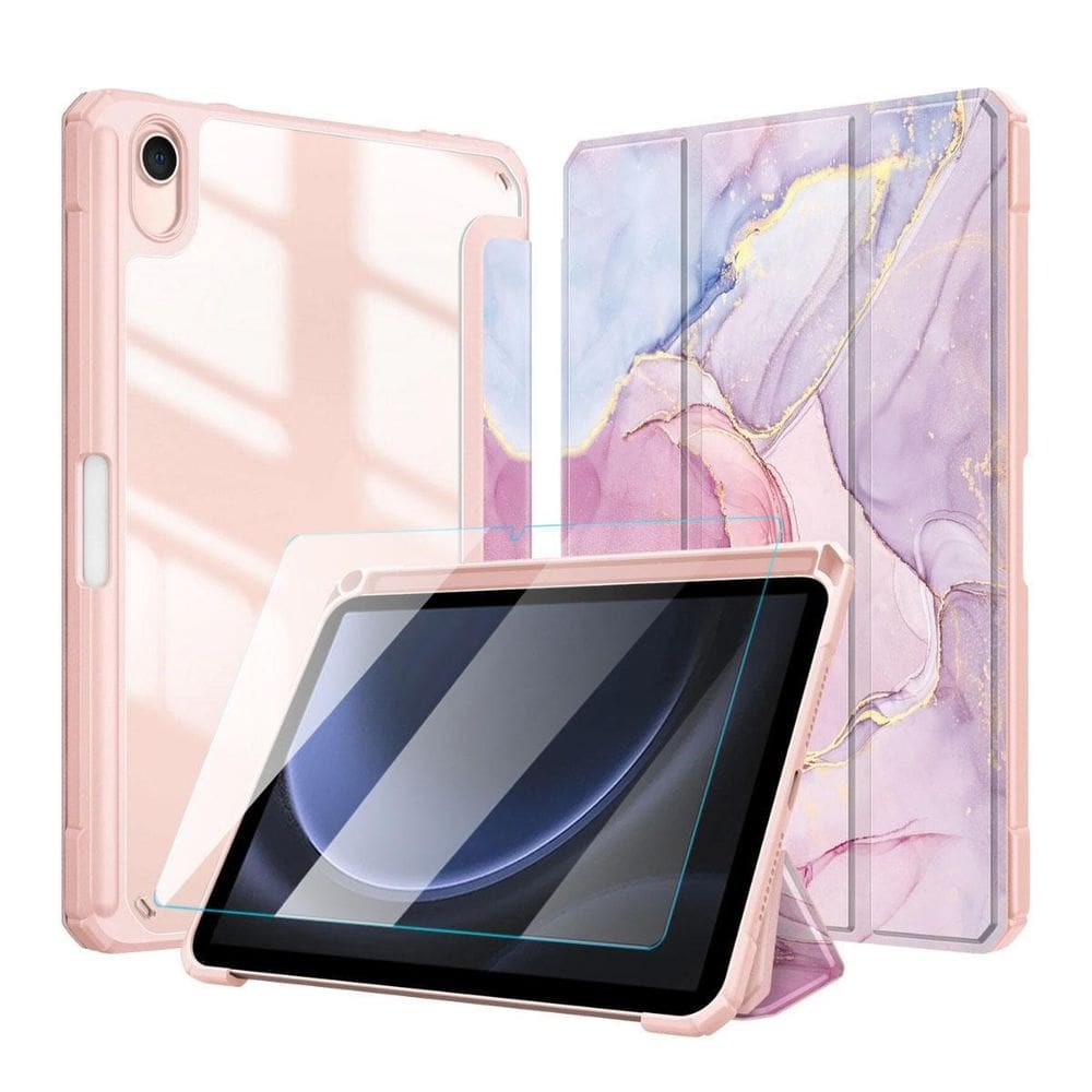 Capinha Estampa Mármore Para Samsung S9 Fe 10.9 X510 + Vidro