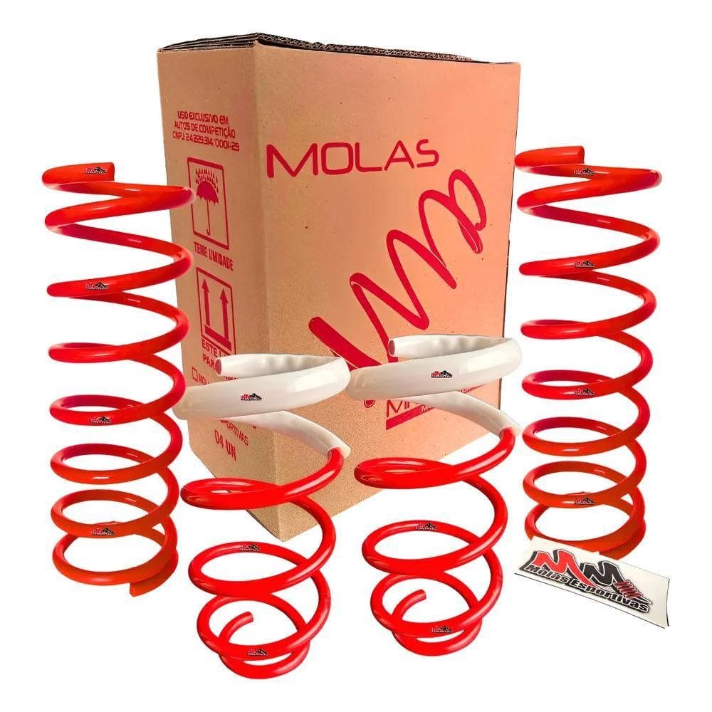 2X Kit 4 Molas Esportivas Gol G2 / G3 / G4 1.6 E 1.8 Mm Mola