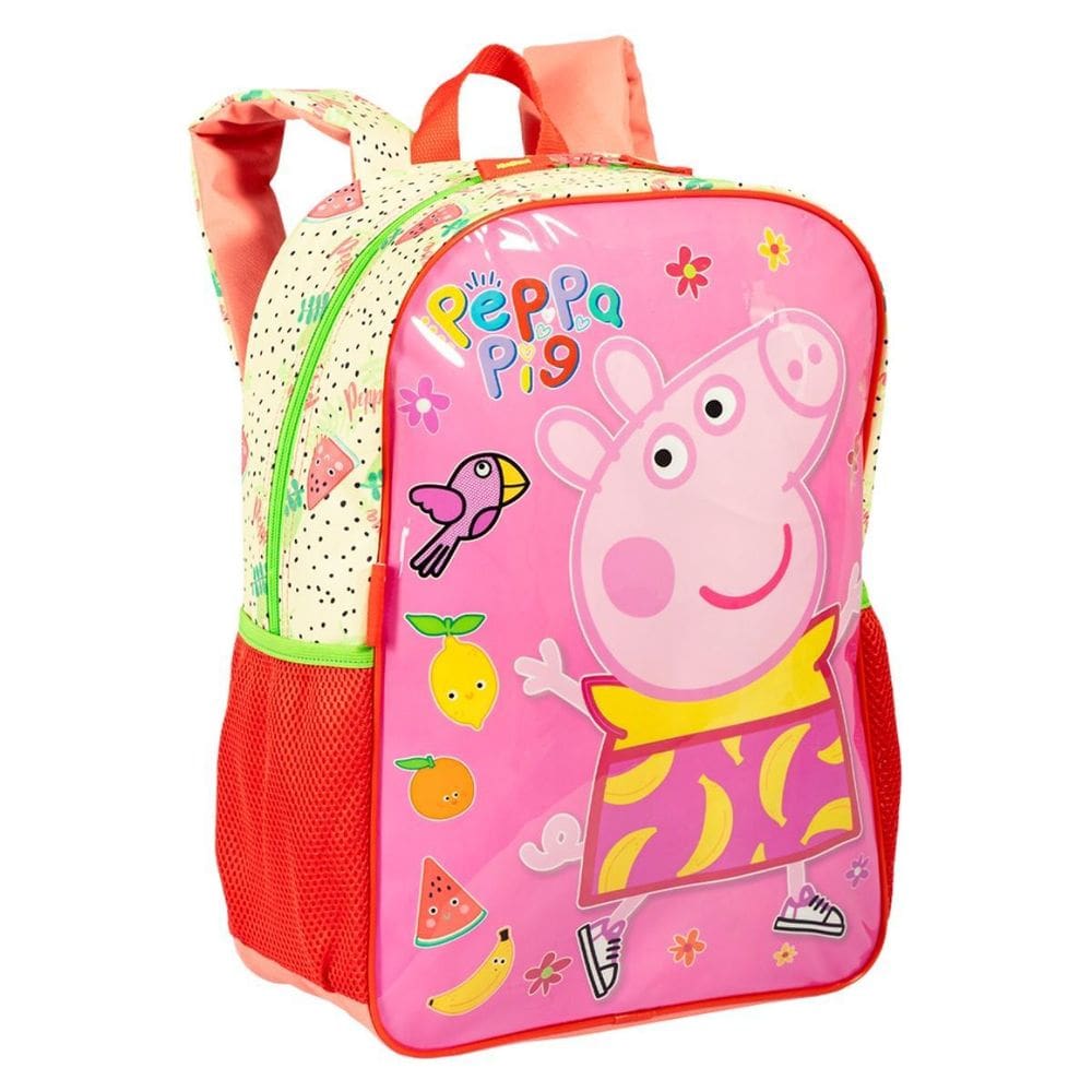 Mochila De Costas Peppa Pig Infantil Escolar Passeio
