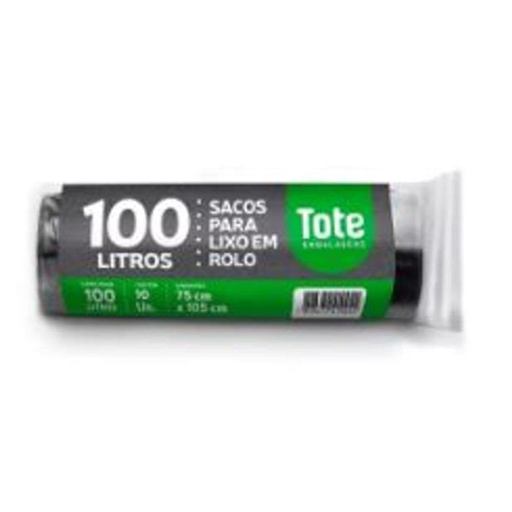 Sacos De Lixo 100 Litros - Pacote Com 10 Unidades