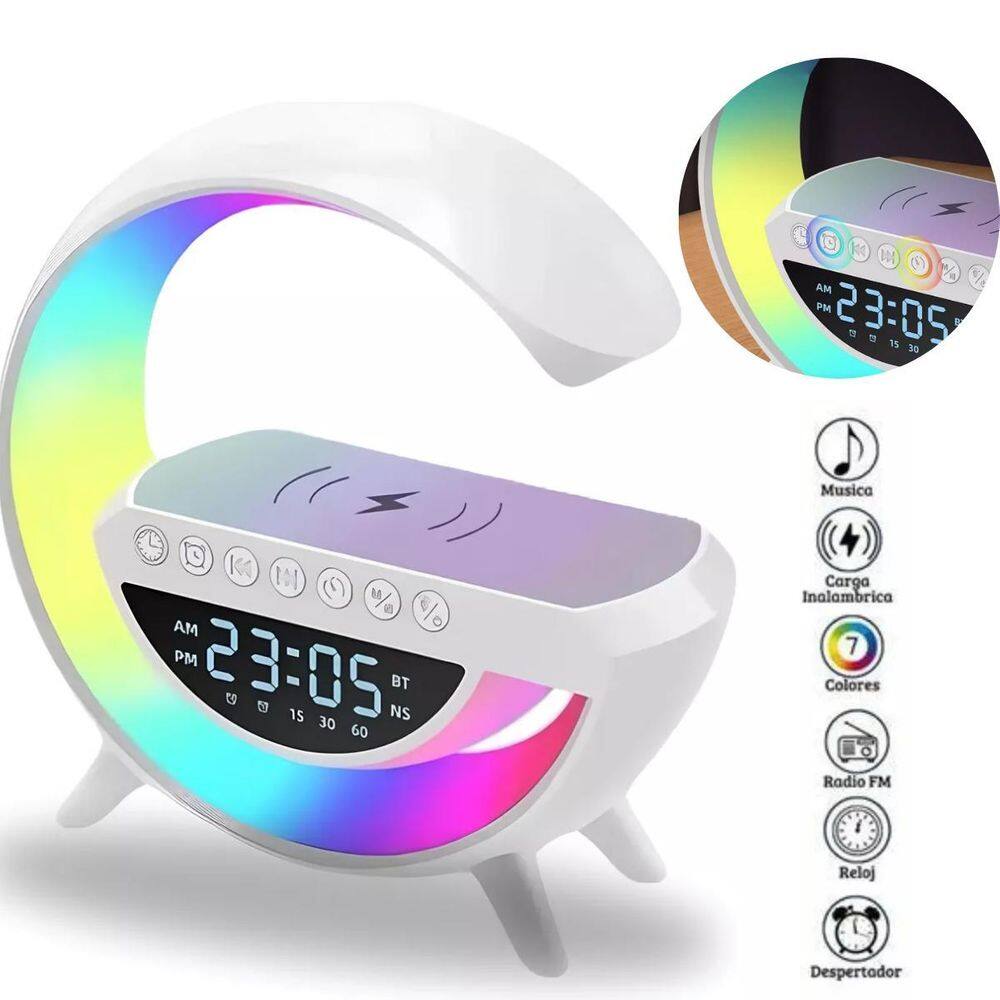 Luminária G Speaker Branca Elegância Máxima Bivolt